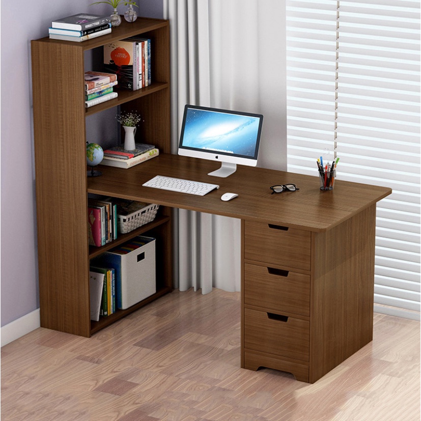 Cooky Study Table With Book Shelf Modern Design Pc Table With Book