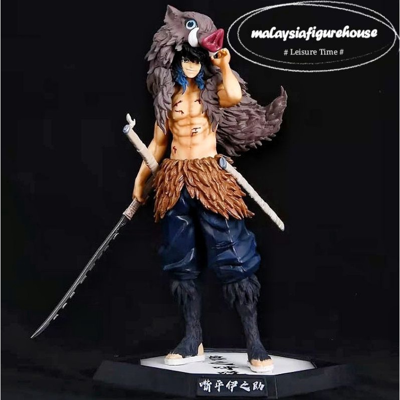 Ready Stock Cm Demon Slayer Cheng Anime Hashibira Inosuke Copy Resin