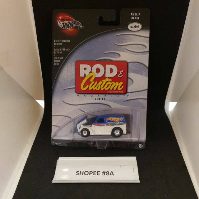HOT WHEELS ROD CUSTOM ANGLIA PANEL RUBBER WHEELS Shopee Malaysia