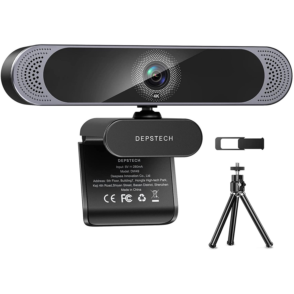 Depstech K Webcam With Microphone Autofocus Hd Webcam With Sony Sensor