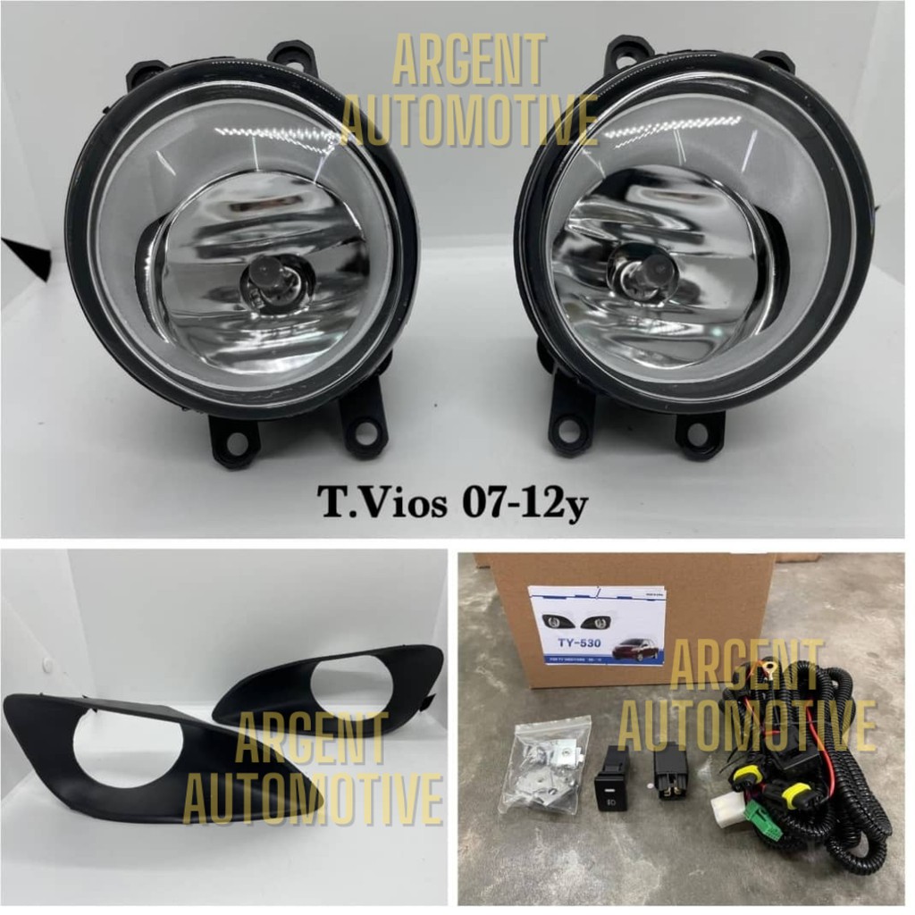 TOYOTA VIOS 2007 2012 NCP93 FOG LIGHT FOG LAMP FULL SET Shopee Malaysia