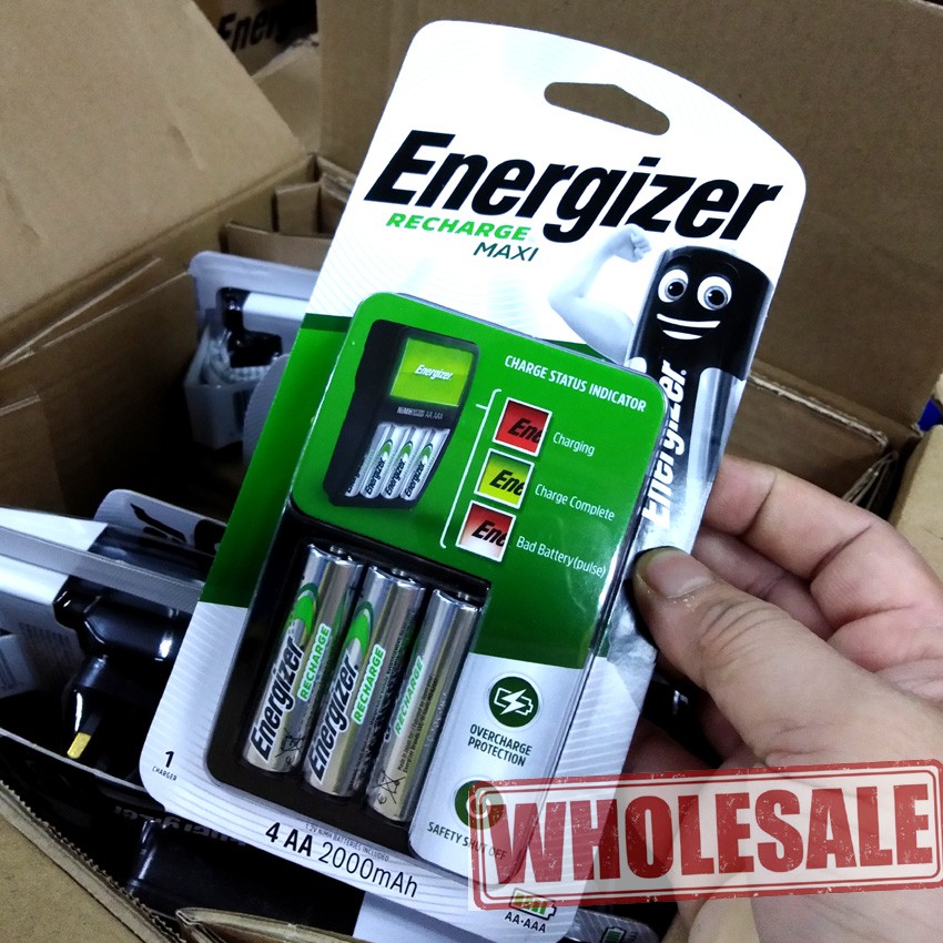 Original Energizer Recharge Maxi Charger Aa Nimh