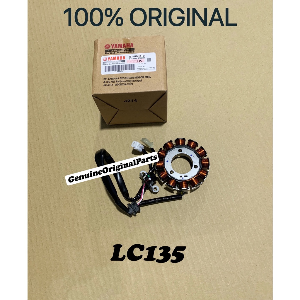 LC135 MAGNET FUEL COIL STATOR COIL SET ORIGINAL YAMAHA LC 135 4 SPEED