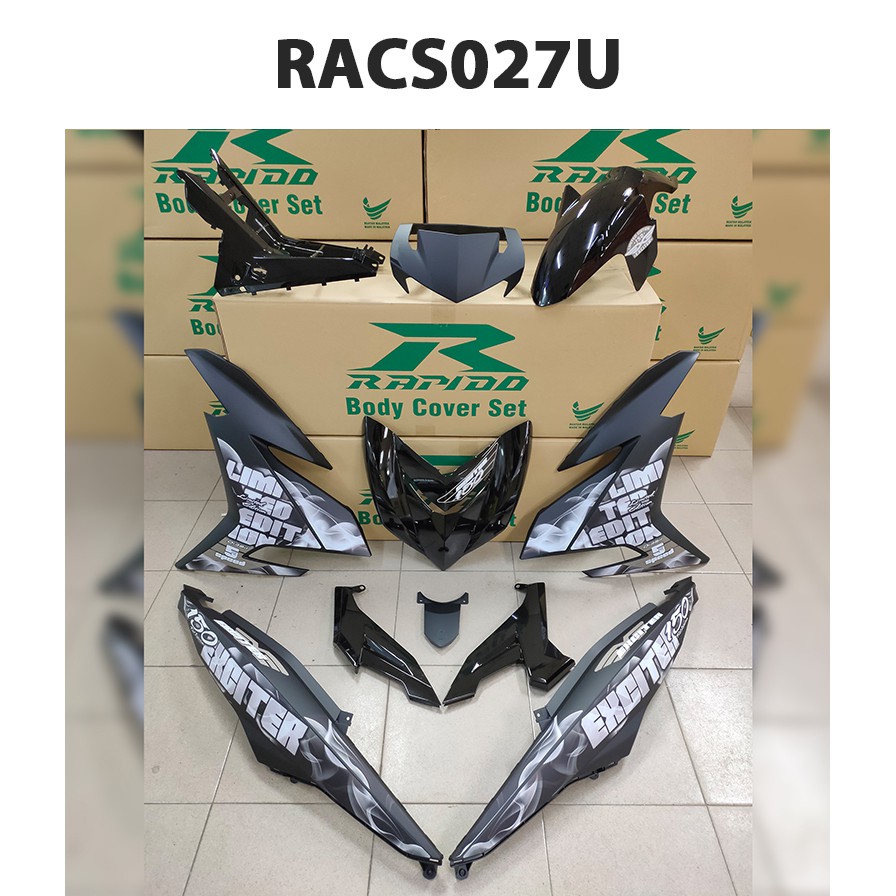 Rapido Cover Set Yamaha Y Zr V V Exciter Limited Edition Sticker