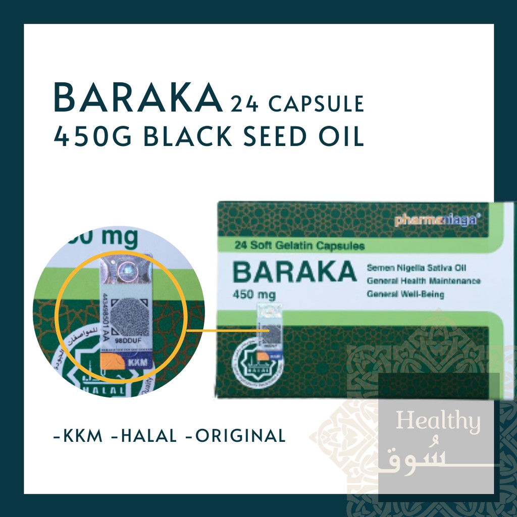 Baraka Black Seed Oil Capsule Black Seed Oil Minyak Habbatus Sauda