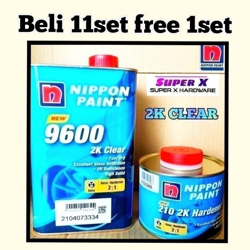 Nippon Paint Nax Premila K Clear Clear Extra Solid Set F