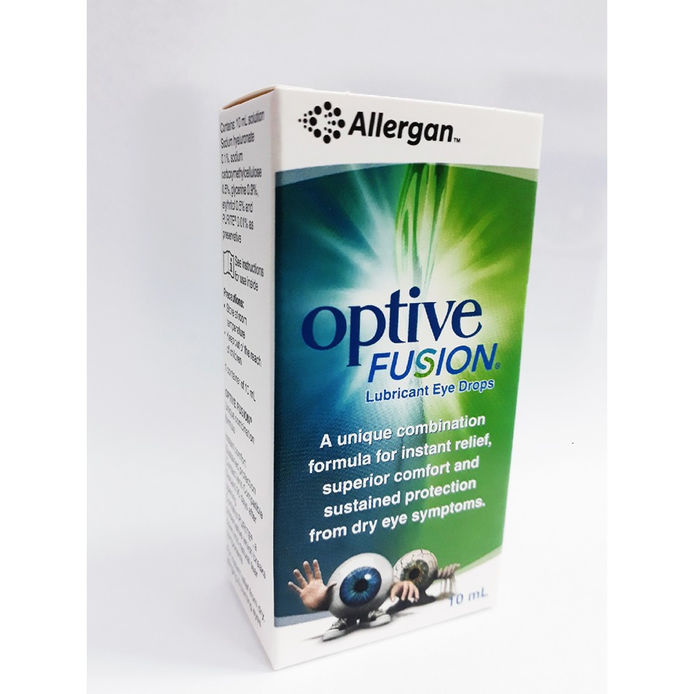 Optive Fusion Lubricant Eye Drops Ml Shopee Malaysia