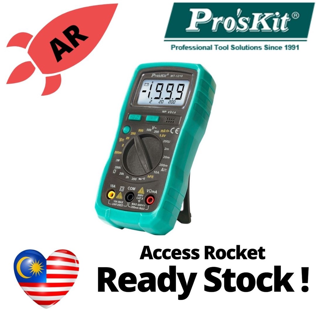 Pro sKit MT 1210 3½ Compact Digital Multimeter Shopee Malaysia