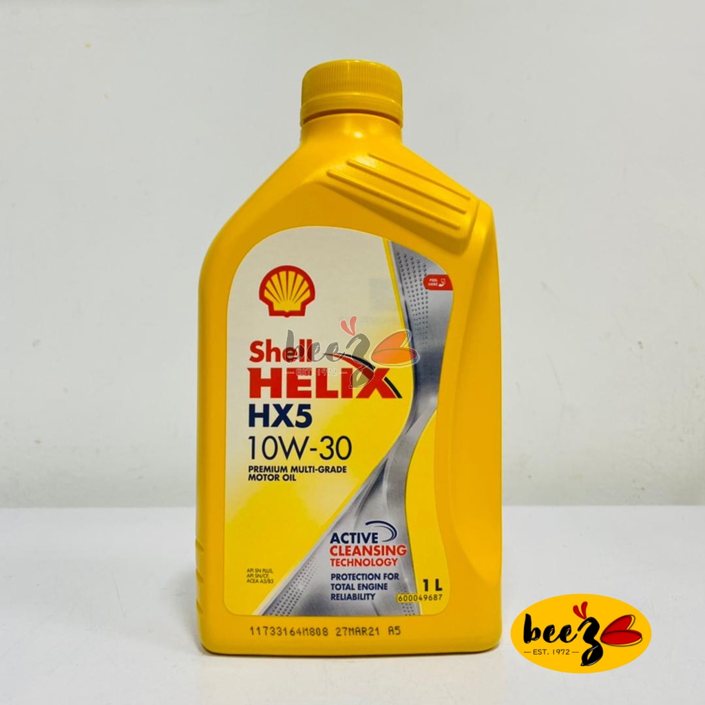 SHELL HELIX HX5 10W 30 Mineral Engine Oil 1L Shopee Malaysia