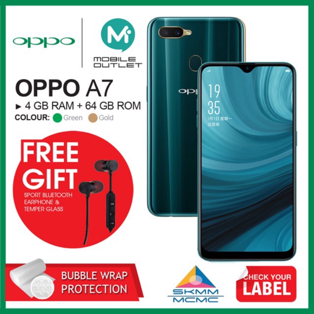 OPPO A7 4GB 64GB Original OPPO Msia Shopee Malaysia