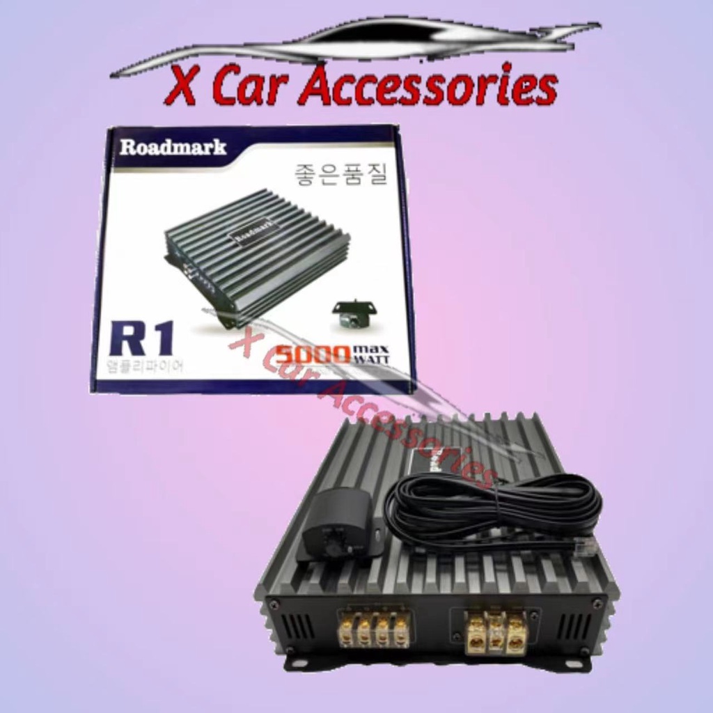 ROADMARK R1 1 CHANNEL HIGH PERFORMANCE DIGITAL MONO CAR AMPLIFIER 5000