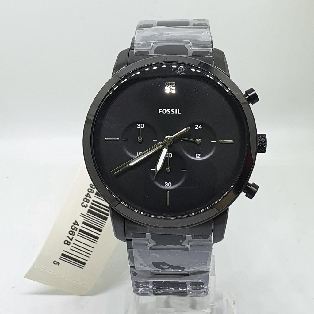 Fossil Fs Neutra Chronograph Black Stainless Steel Chronograph Men