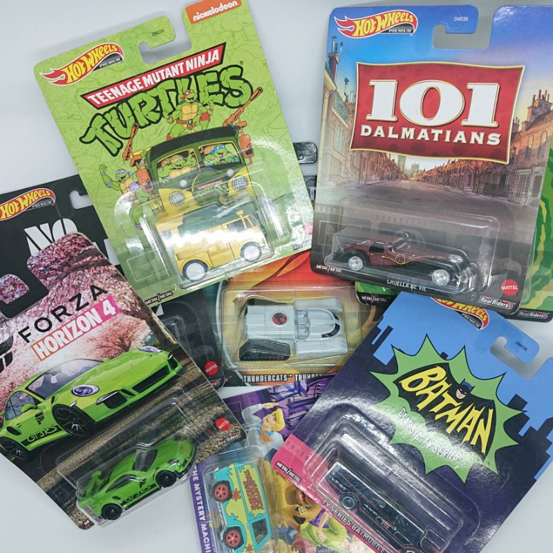 Hot Wheels Premium Real Rider Retro Replica Entertainment Assortment Shopee Malaysia