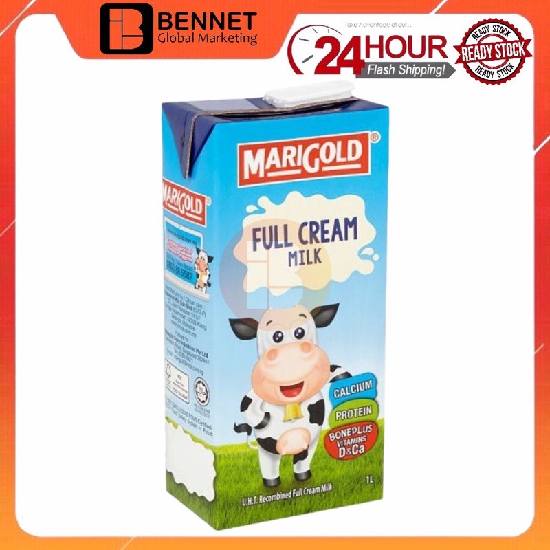 Marigold Uht Full Cream Milk L Ship In Hrs Shopee Malaysia