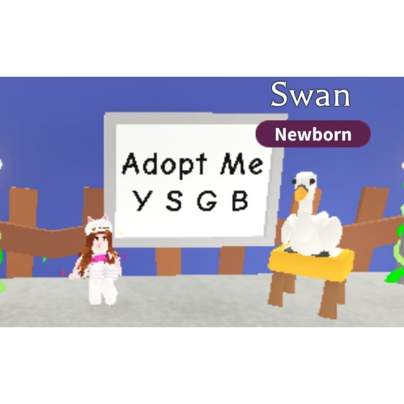 Swan Pet Adopt Me Roblox Fr Nfr Shopee Malaysia