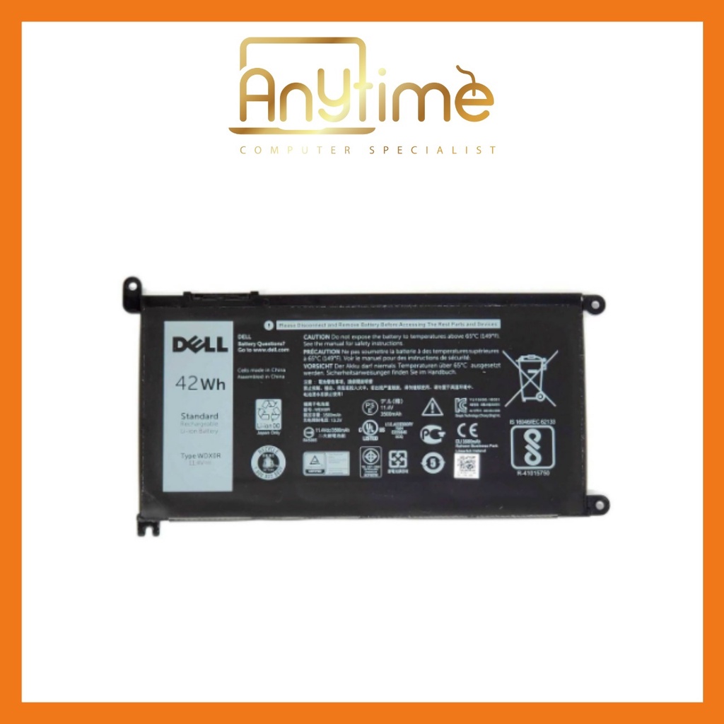 New Genuine Dell Wdx R Wdxor Laptop Battery V Wh Mah Shopee