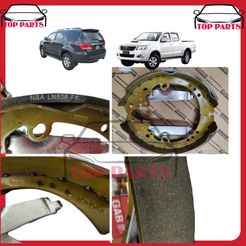 OEM BRAKE SHOE LINING FOR TOYOTA HILUX KUN25 KUN26 GUN125 FORTUNER