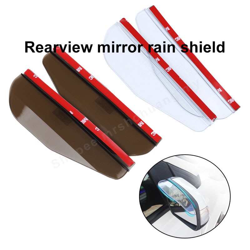 Pcs Universal Car Rearview Mirror Rain Eyebrow Cover Fashion Sun Visor