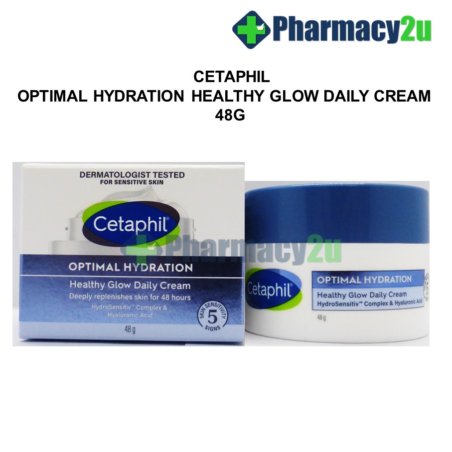 CETAPHIL OPTIMAL HYDRATION HEALTHY GLOW DAILY DAILY CREAM 48G Shopee