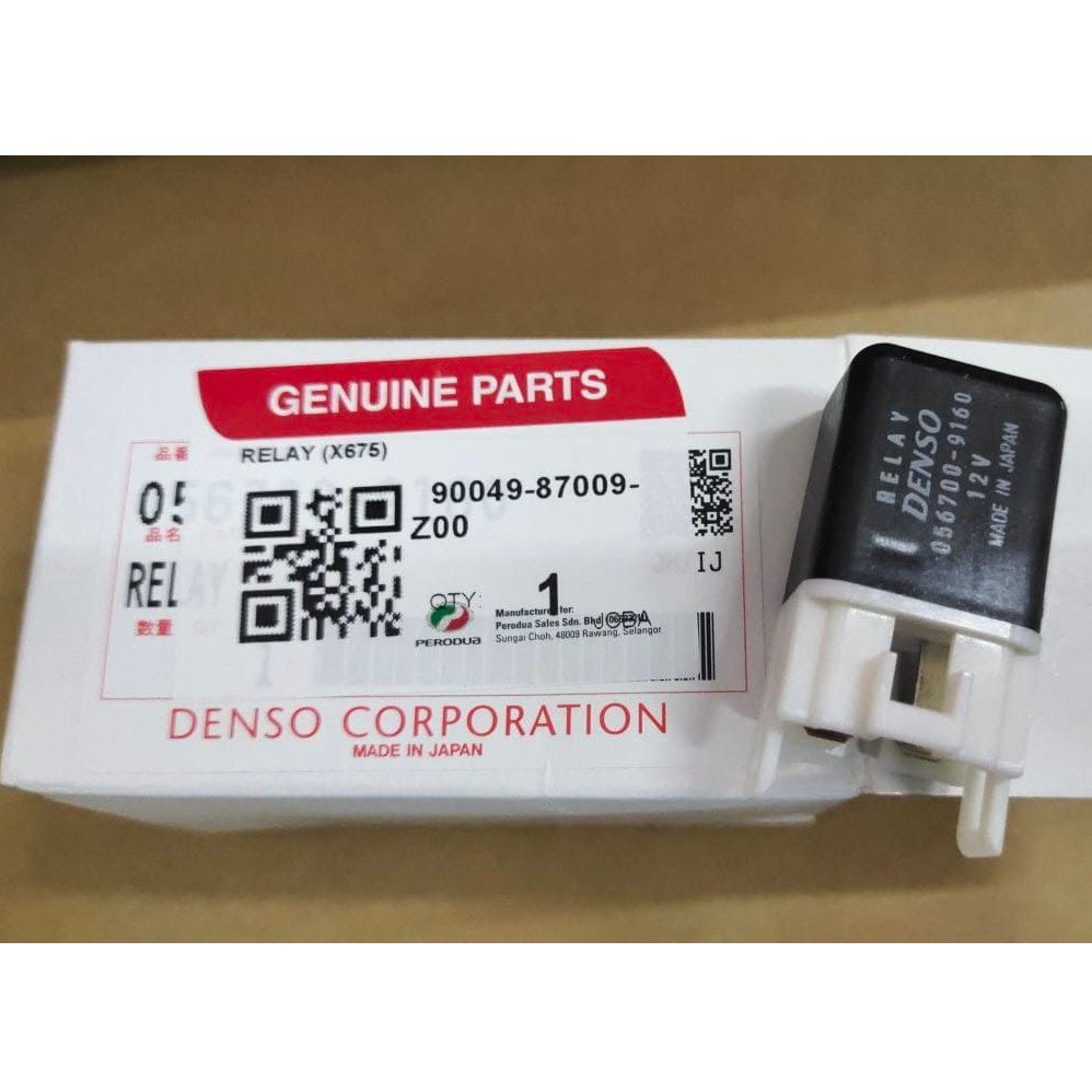 Perodua Fuse Air Cond Relay Denso Original