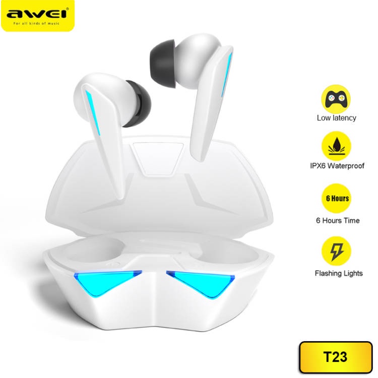 Awei T Tws Gaming Earbuds V H Long Play Time Ultra Low Headset