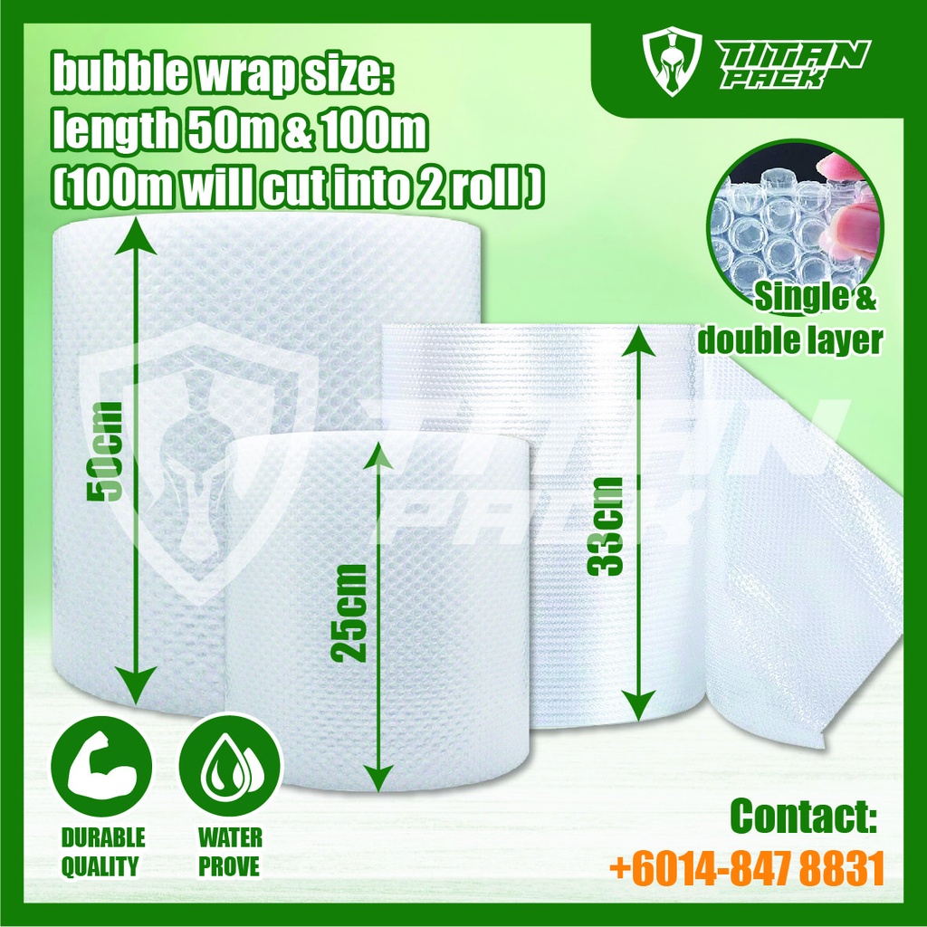 Bubble Wrap M M Single Layer Double Layer Bubble Wrap Bubble