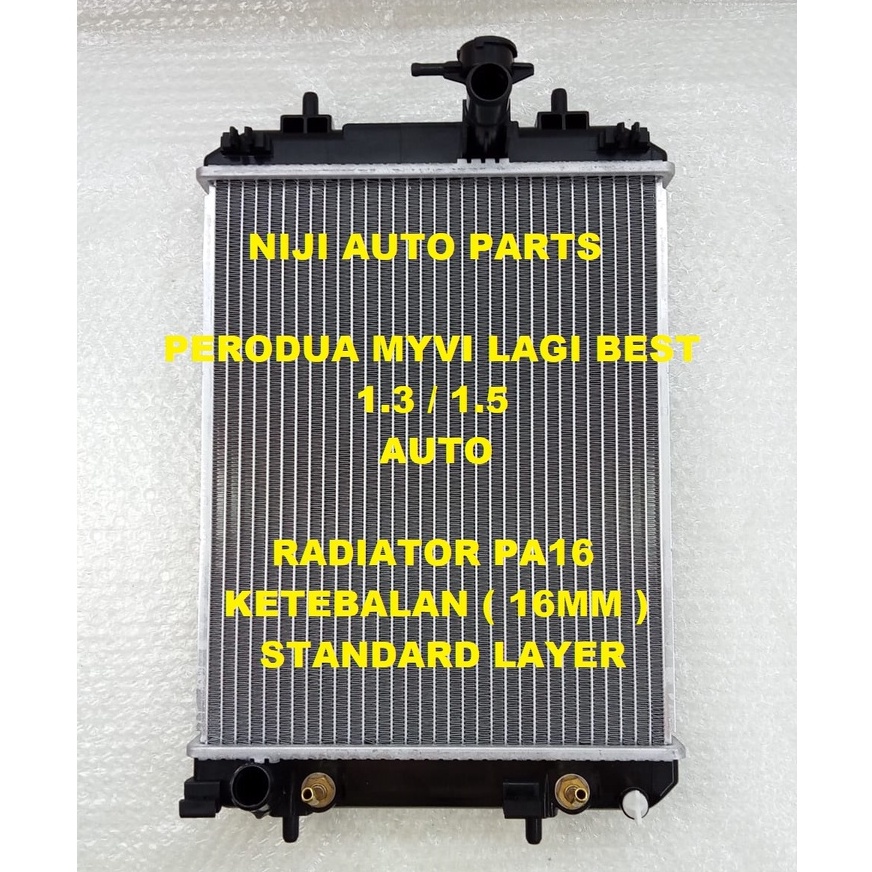 Radiator Perodua Myvi Lagi Best 1AUTO Radiator Tangki Air PA16 Myvi