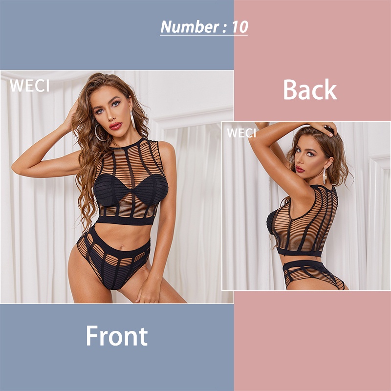 Weci Women S Fishnet Dress Sexy Open Crotch Body Stocking Female Hot Erotic Lingerie Mesh