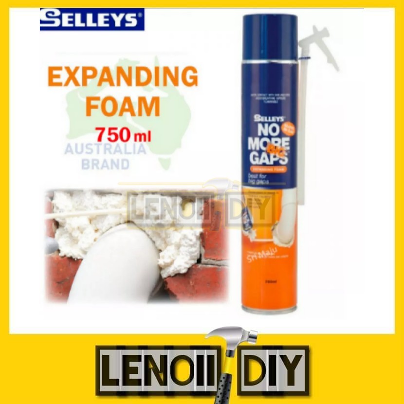 Selleys No More Big Gaps Expanding Foam Wall Air Cond Pipe Gap Filler