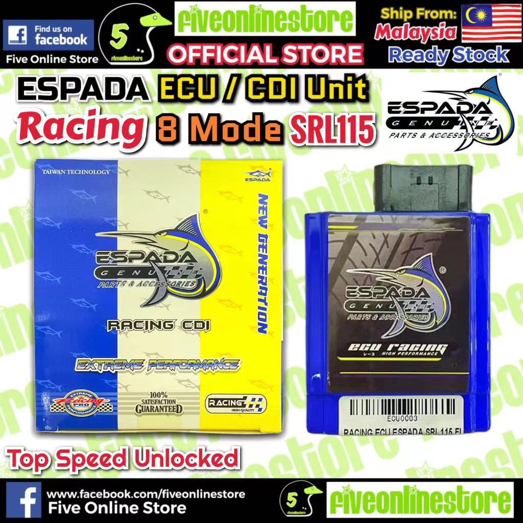 ESPADA Racing CDI ECU Unit S1 Adjustable Yamaha Y15ZR V1 LC135 SRL115Fi