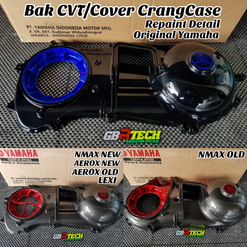 Bak CVT NMAX OLD NEW AEROX OLD NEW LEXI ORIGINAL YAMAHA Cover CrangCase