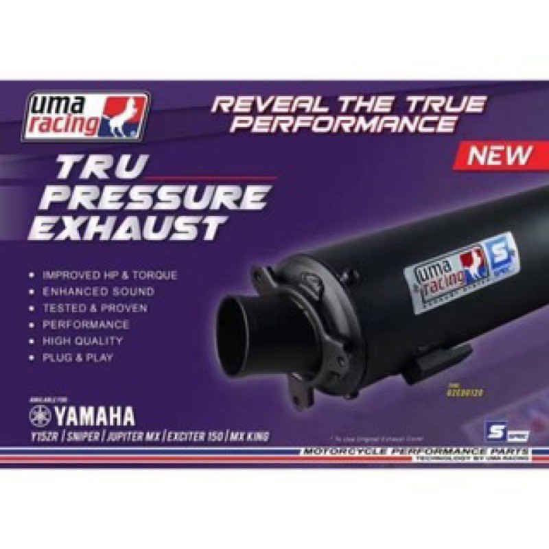 Exhaust Uma Racing Tru Back Pressure Sym Vf I Y Y Zr Y Rsx Rs