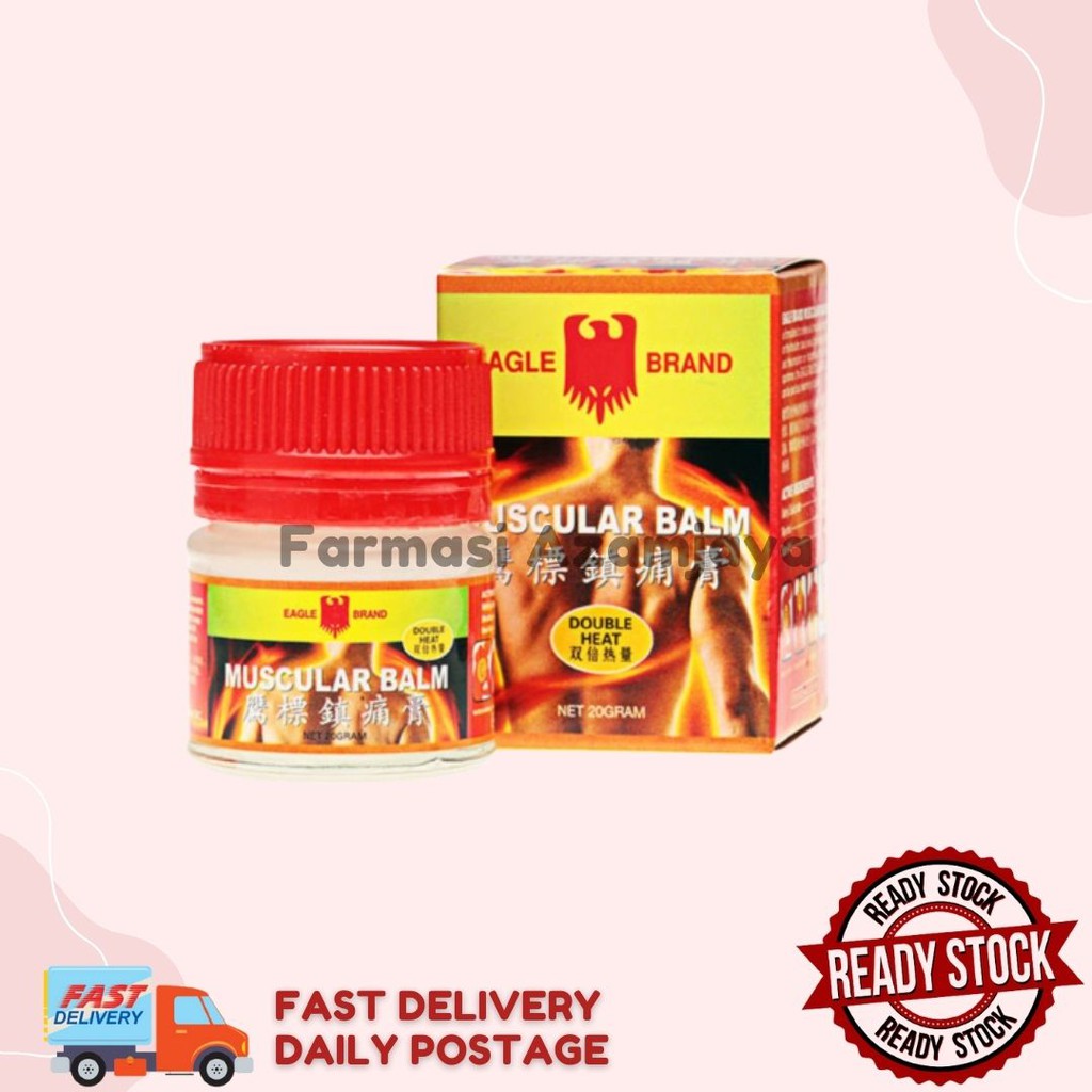 CAP LANG BALSEM OTOT EAGLE BRAND MUSCULAR BALM 20G Shopee Malaysia