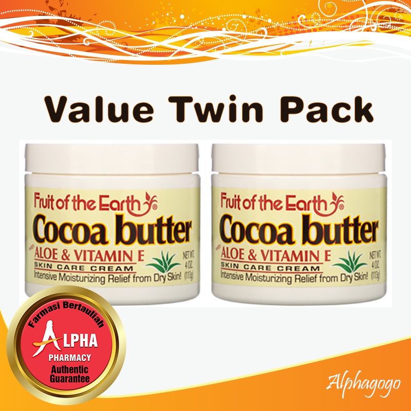 Fruit Of The Earth Cocoa Butter With Aloe Vitamin E X G