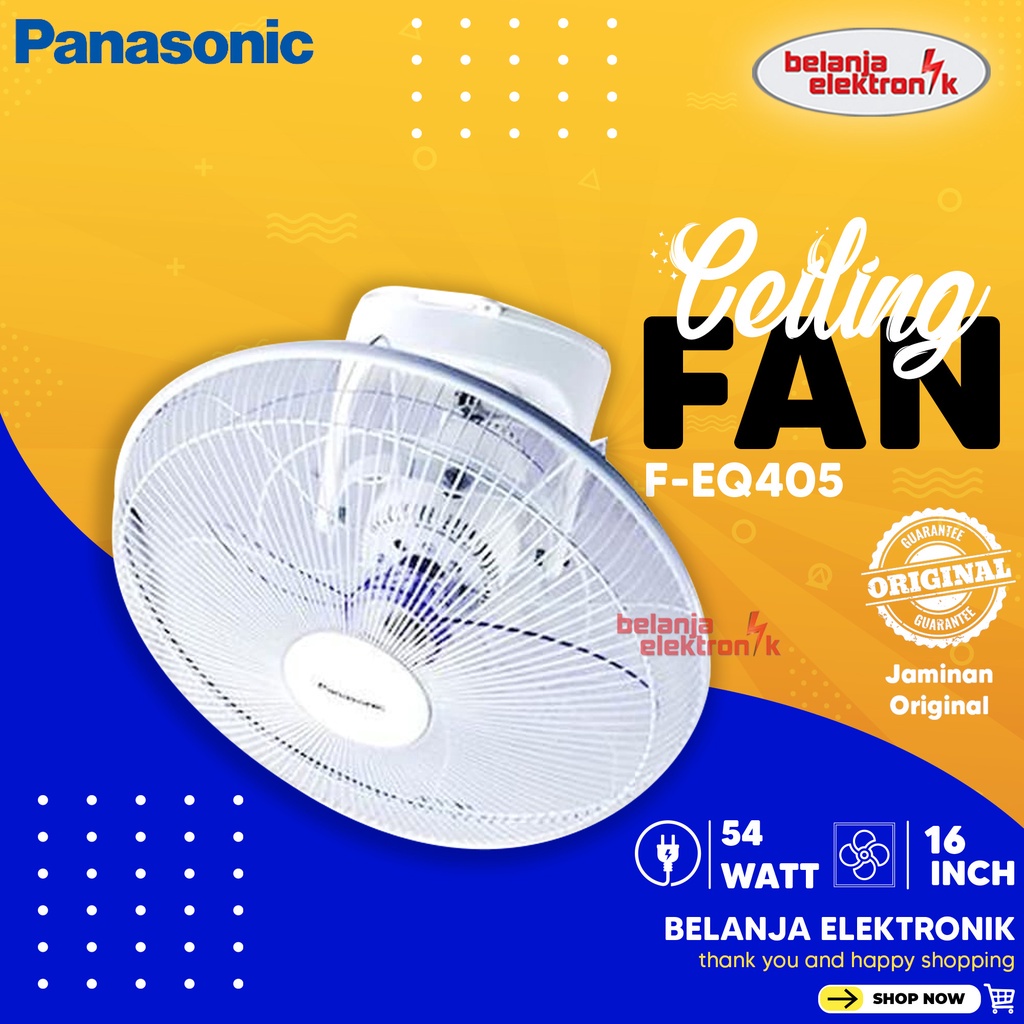 Panasonic F EQ405 ORBIT CEILING Wall FAN 16 INCH AUTO FAN Shopee Malaysia