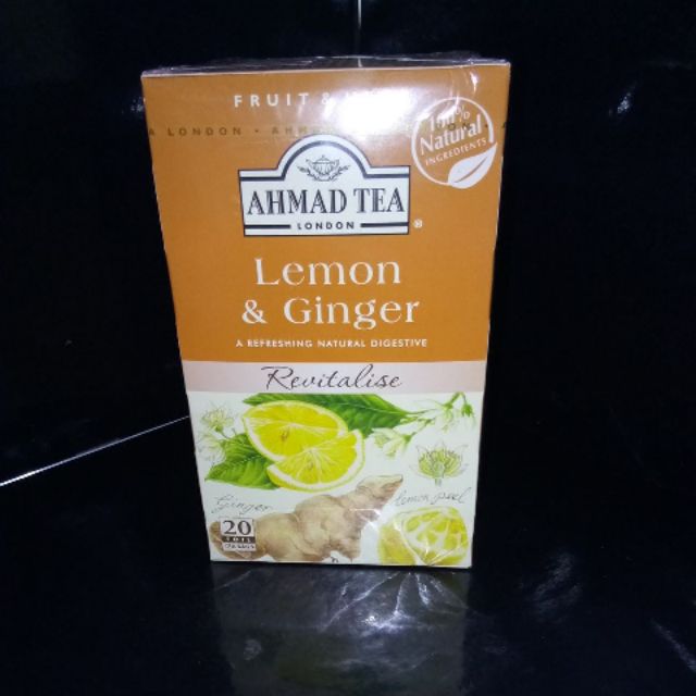 Ahmad Tea Lemon Ginger Foil Shopee Malaysia