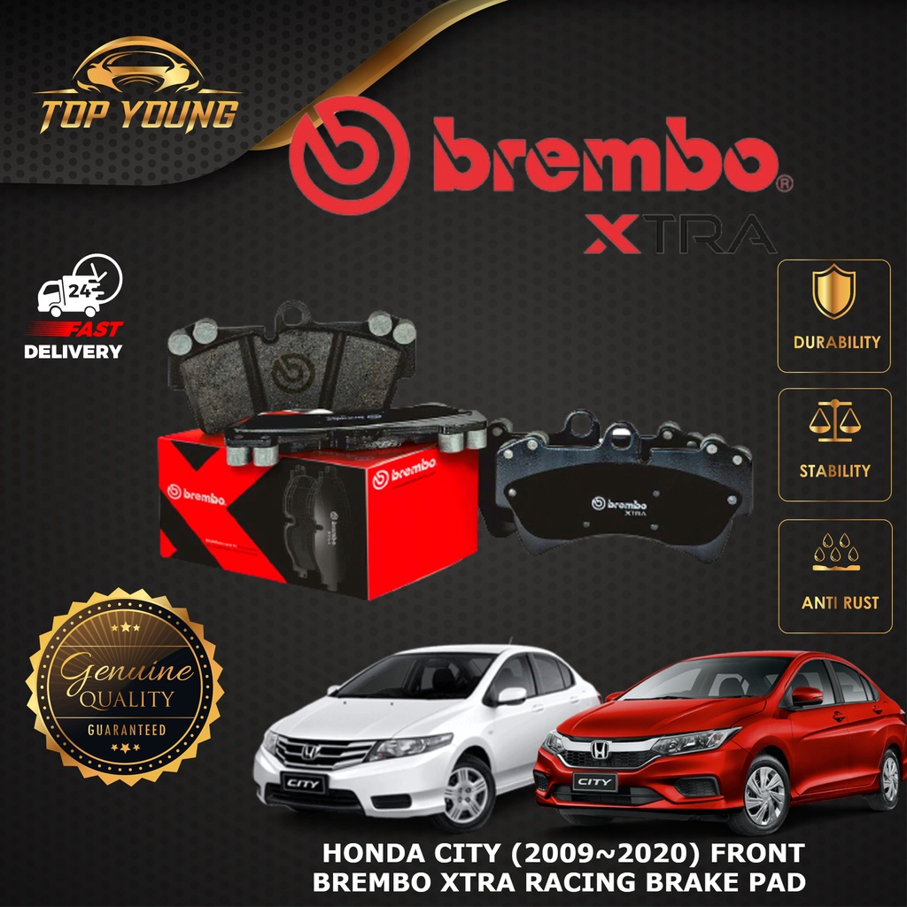 BREMBO RACING XTRA HONDA CITY TMO T9A GM6 2009 2020 FRONT DEPAN FW