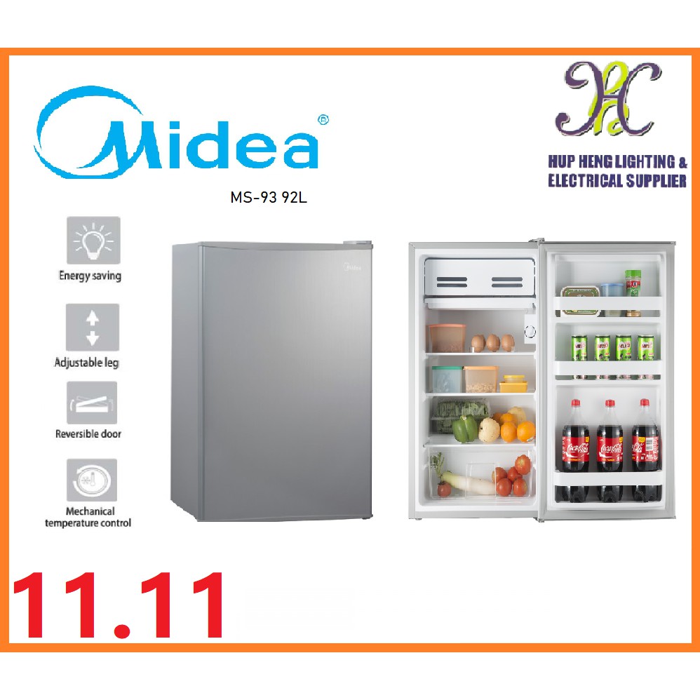 Midea Single Door Refrigerator Ms L Shopee Malaysia