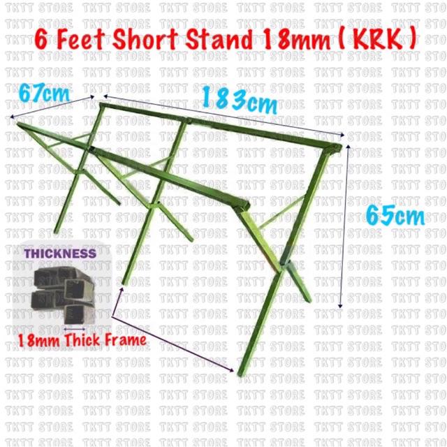 TKTT 18mm 0 75 Inch Night Market Foldable Table Rack Market Folding