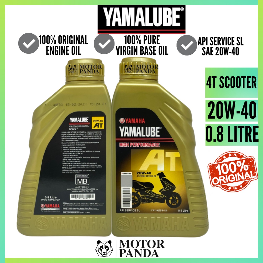 Yamaha Yamalube Scooter W At T Litre T Engine Oil Motorcycle