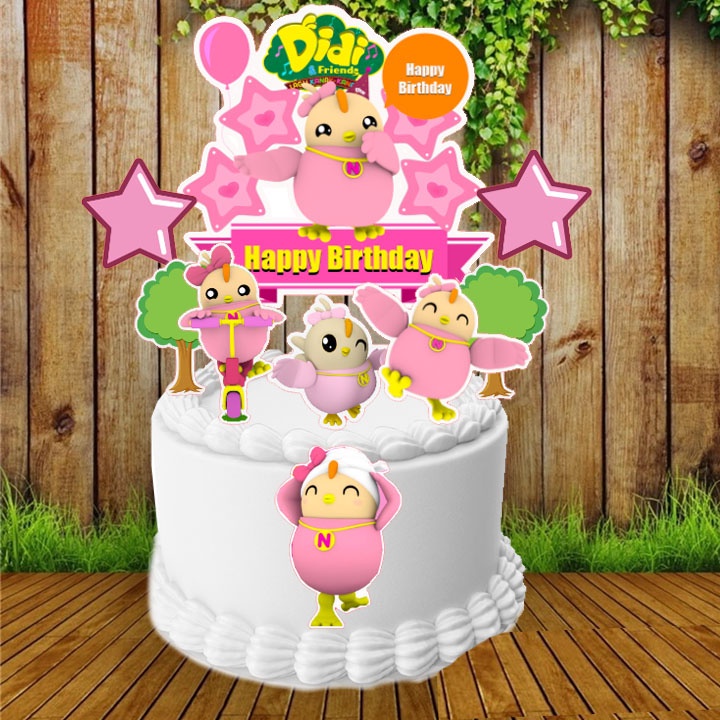 Nana Didi Friends Cake Topper Shopee Malaysia