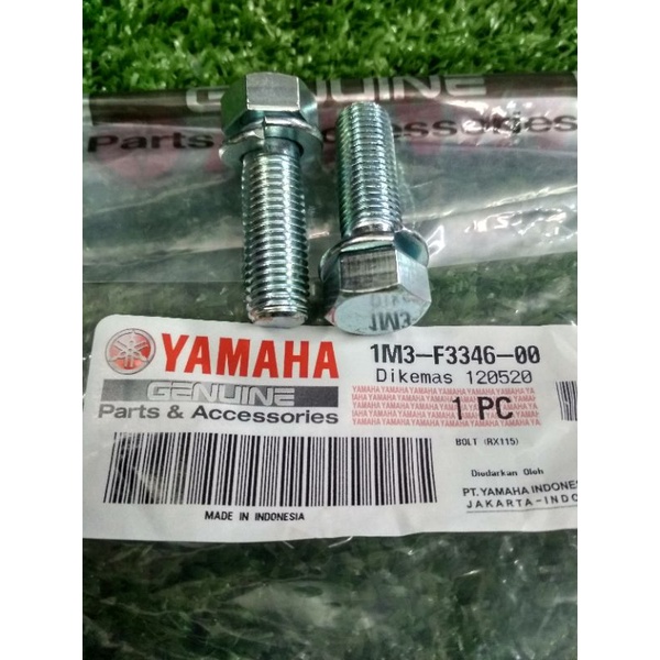 Bolt Skru Ikat T Fork Yamaha Rxz Original Hly Pcs Shopee Malaysia