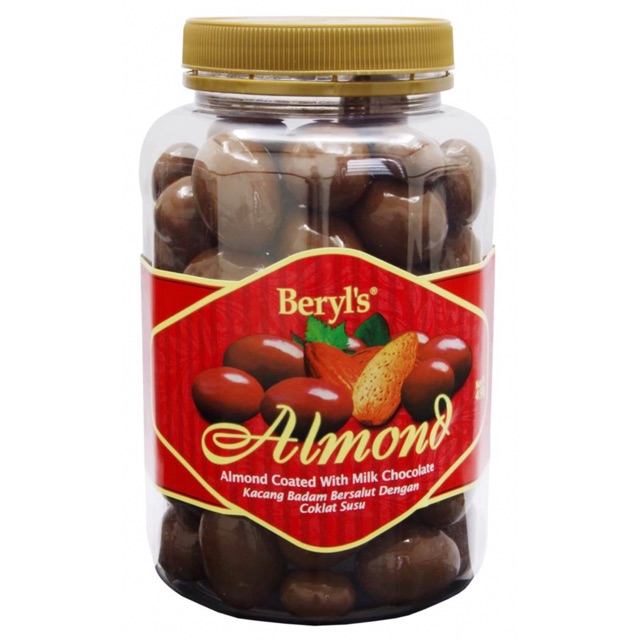 Beryl S Almond Coated With Milk Chocolate 450g Shopee Malaysia