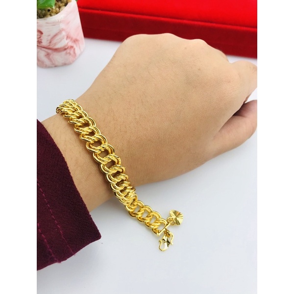 Rantai Tangan Korea Cop 916 Emas Korea 24k Gelang Tangan Emas Bangkok