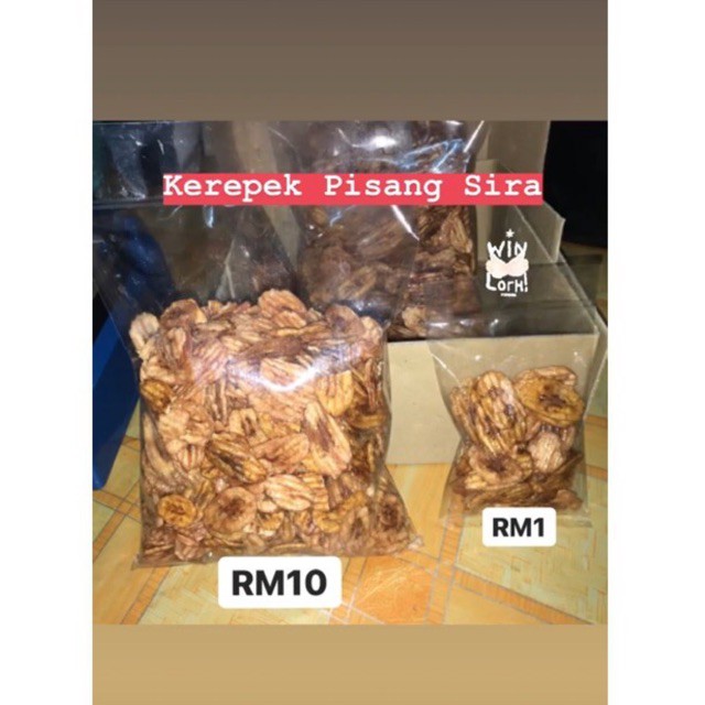 Kerepek Pisang Sira Sedap Doorgift Kudapan Shopee Malaysia