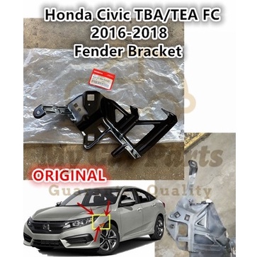 100 ORIGINAL Honda Civic FC TBA TEA 2016 2018 Fender Bracket BESI