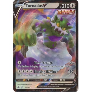 Pokemon Tcg Tornadus V Ultra Rare Ss Chilling Reign