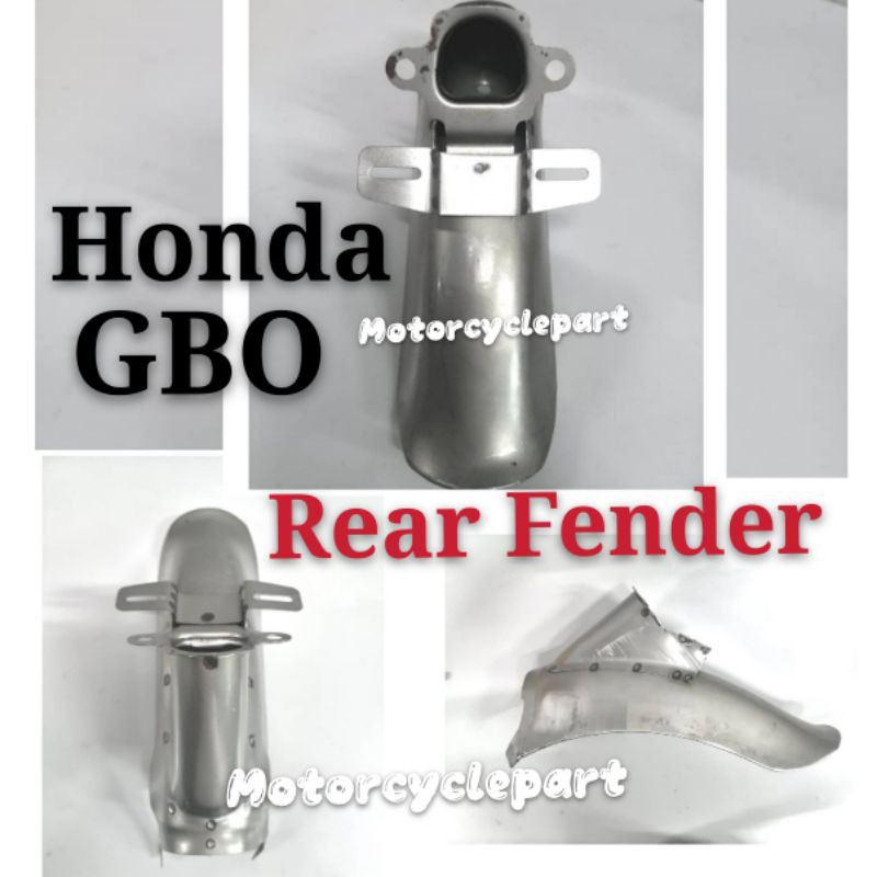 Honda Gbo Rear Fender Mudguard Ekor Besi Shopee Malaysia