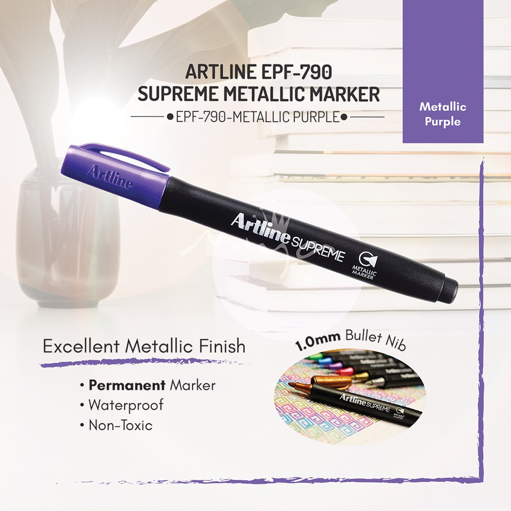 ARTLINE EPF 790 SUPREME METALLIC MARKER Shopee Malaysia