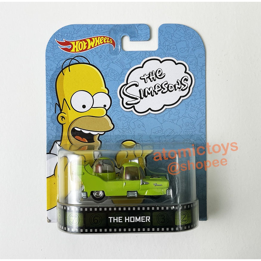 Hot Wheels The Homer Car The Simpsons Retro Entertainment Version